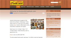 Desktop Screenshot of gordonsstringmusic.com